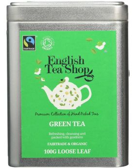 ** English Tea Organic & Fairtrade Green Tea 100g