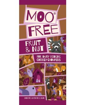 Moo Free Large Fruit & Nut Bars 80g