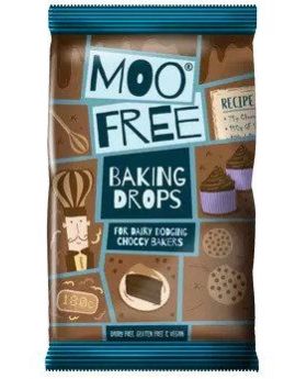 Moo Free ORG Baking Drops 150g