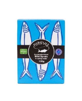 Fish 4 Ever Wild Sprats in Spring Water 105g