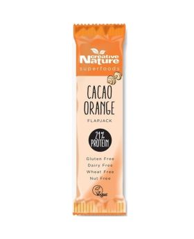 Creative Nature Superfoods Cacao Orange High Protein Flapjack 40g