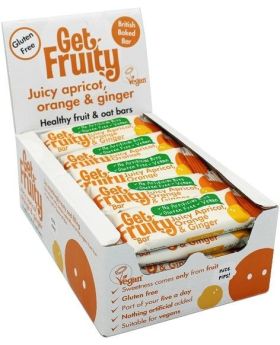 Get Fruity Juicy Apricot, Orange & Ginger Oat Bar 35g