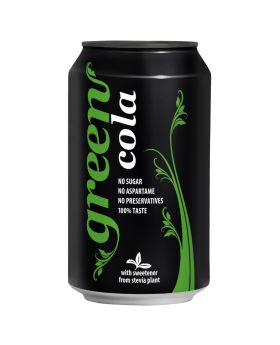 Green Cola Green Cola Natural Sweeteners Cola 330ml