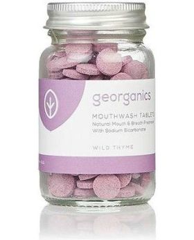 Georganics Org Wild Thyme Mouthwash Tablets 180's