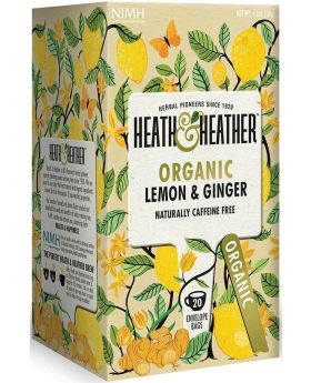 Heath & Heather ORG Lemon & Ginger Tea 30g (20s)