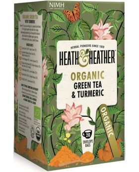 Heath & Heather ORG Green & Turmeric Tea 40g (20s)