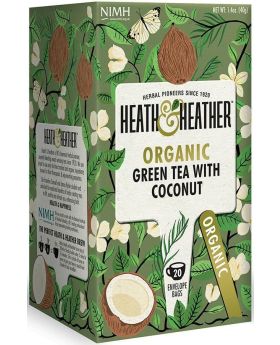 Heath & Heather ORG Green & Coconut Tea 40g (20s)