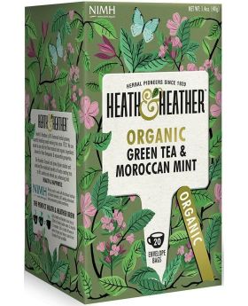 Heath & Heather ORG Green & Moroccan Mint Tea 40g (20s)
