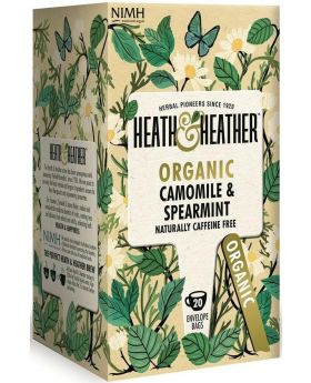 Heath & Heather ORG Camomile & Spearmint Tea 30g (20s)