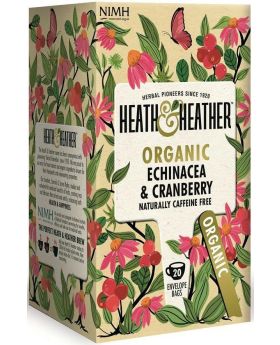Heath & Heather ORG Echinacea & Cranberry Tea 30g (20s)
