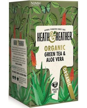 Heath & Heather ORG Green & Aloe Vera Tea 40g (20s)