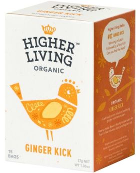 Higher Living ORG Ginger Kick Tea 37g (15's)