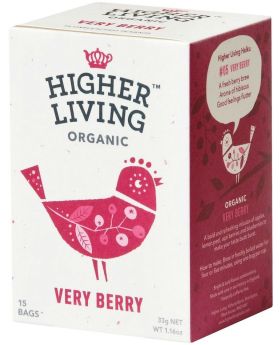 Higher Living ORG Very Berry Tea 33g (15's)