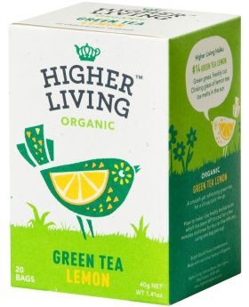 Higher Living ORG Green Lemon Tea 40g (20's)