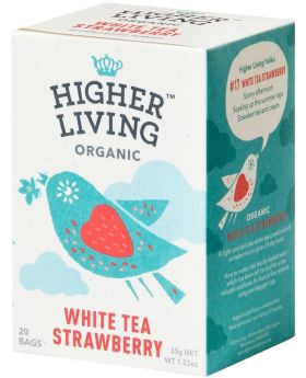 Higher Living ORG White Strawberry Tea 35g (20's)