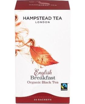 ** Hampstead Organic Fairtrade English Breakfast (individually wrapped) 45g