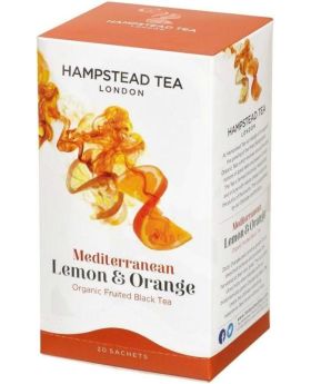 Hampstead Organic Lemon & Orange Tea (individually wrapped) 30g x4