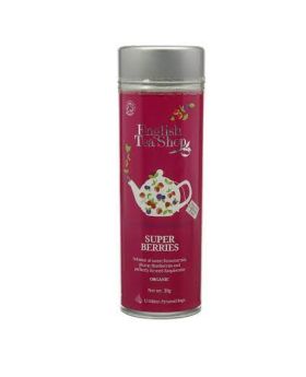 English Tea Shop Organic Super Berries Silken Pyramid Tea Bags 30g (15's) 