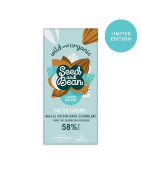 Seed & Bean Limited Edition Salted Caramel Dark Chocolate (58% COCOA) 75g