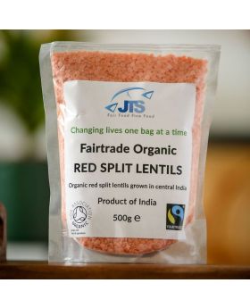 Nature Bio Fairtrade & Organic Red Split Lentils 500g