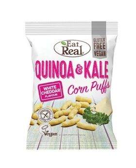 Eat Real White Cheddar Quinoa & Kale Corn Puffs 113g