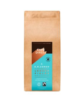 Cafedirect FT Organic LF Congo Whole Beans 1kg
