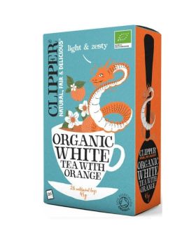 Clipper Organic White Tea with Orange Tea Bags 45g (26's)