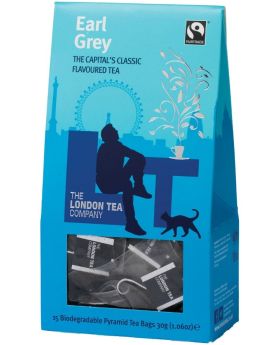 London Tea Company Fair Trade Earl Grey Pyramid Tea Bags 45g (15s)