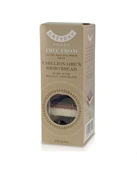 Lazy Day Belgian Dark Chocolate Millionaire's Caramel Shortbread 150g