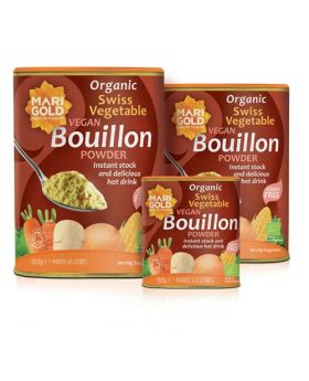 Marigold ORG Swiss Veg Bouillon Red Vegan GF 150g