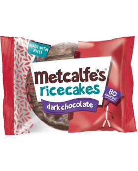 Metcalfe Dark Chocolate Rice Cakes NEW 34g