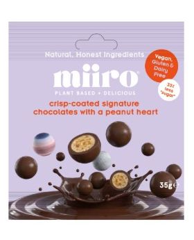 MiiRO Crispy Chocolates peanut hearts 35g