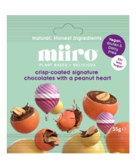 MiiRO Crunchy Spheres Dipped in signature Chocolate 35g