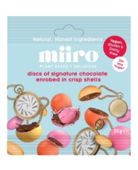 MiiRO Discs of signature chocolate enrobed in a crisp shell