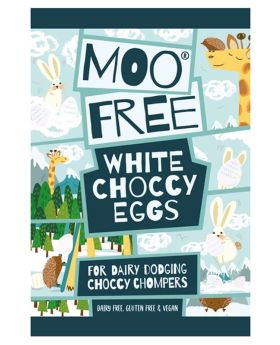 Moo Free WhiteChocolate Mini Eggs 80g