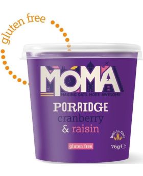 ** Moma Cranberry & Raisin Porridge Pot 70g