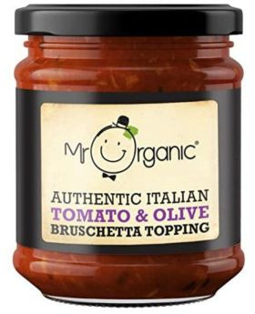 Mr Organic Tomato & Olive Bruschetta Topping (glass jar) 200g