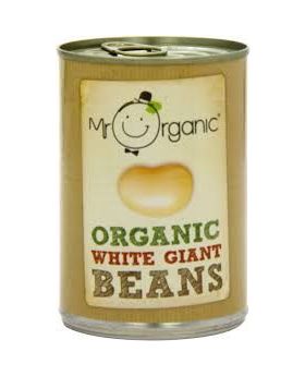 Mr Organic Giant White Beans (butter beans) 400g