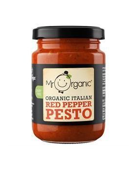 Mr Organic Vegan Chilli & Garlic Pesto (glass jar) 130g