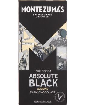 **Montezuma Absolute Black with Almonds 90g