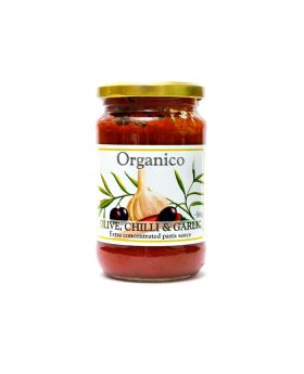 Organico Organic olive, chilli & garlic sauce 360g