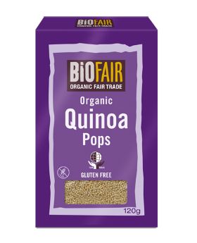 BioFair Organic & Fairtrade Gluten Free Quinoa Pops 120g