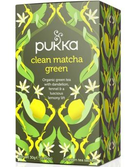 **Pukka ORG Clean Matcha Green Tea 30g (20's)