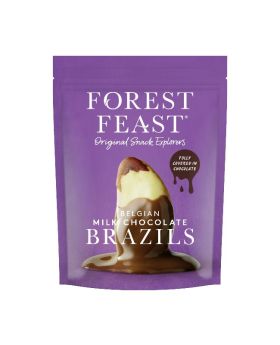 Forest Feast Belgian Milk Chocolate Brazils 150g