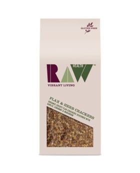 Raw Health Organic Flax and Herb Crackers 90g