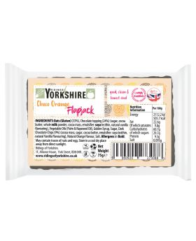Ridings Choco-Orange Flapjack 75g-Case of 24