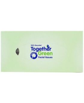 Traidcraft Together Green Facial Tissues -110 Family Size Sheets