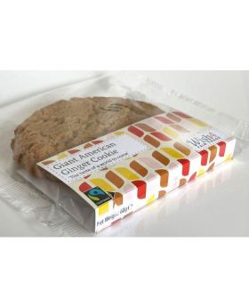 Wish4 Fairtrade Giant American Ginger Cookies 60g