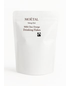 Moetal Milk Choc Orange Drinking Flakes 200g 