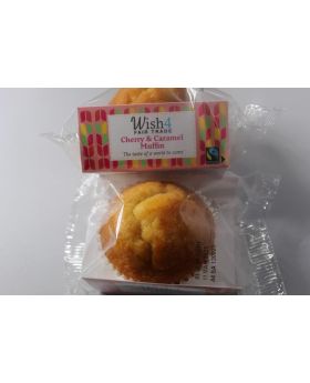 Wish4 Fair Trade Cherry and Caramel Muffins 50g